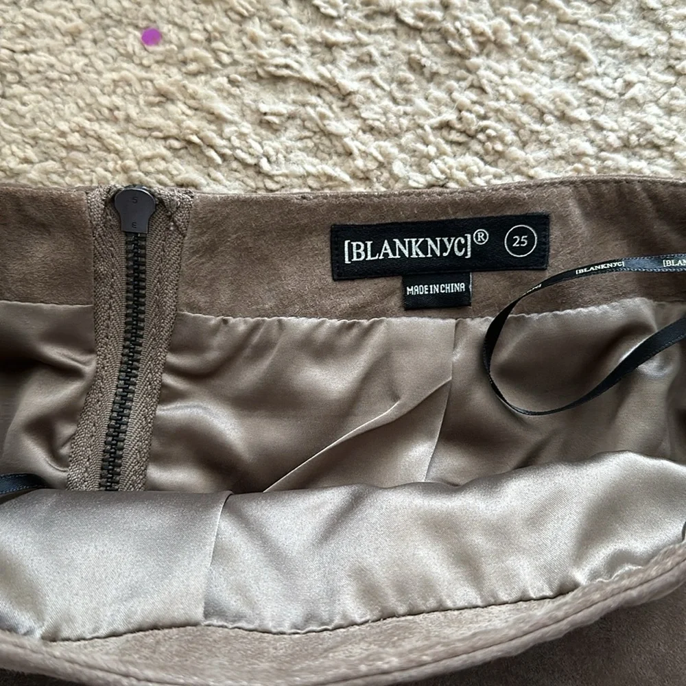 Blanknyc Suede Skirt - Size 25